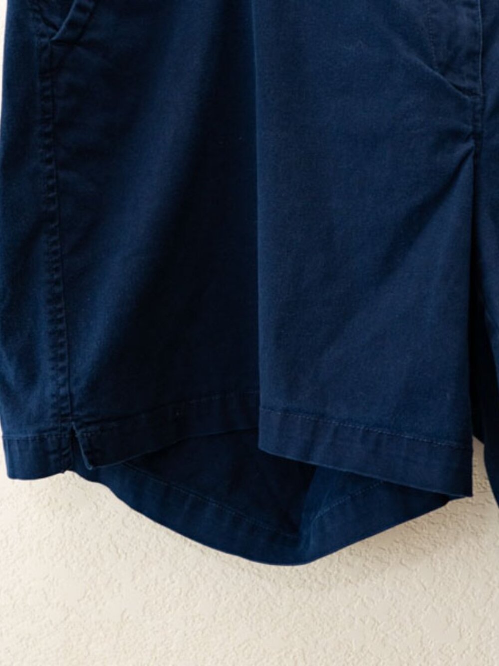 Crown & Ivy Navy Blue Chino Shorts Womens 18W Plus Stretch Cotton Casual Preppy - Picture 5 of 12